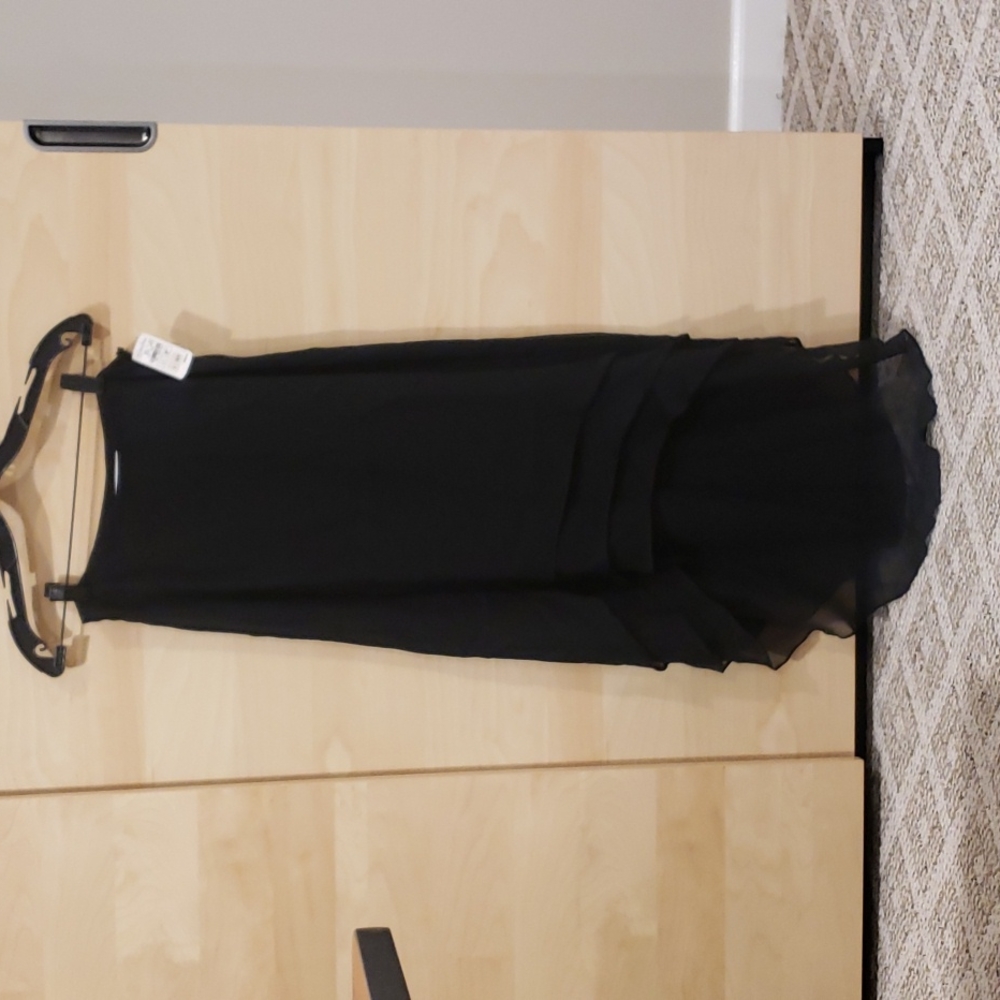 100% silk Chetta B skirt, black, size 4